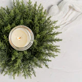 13" CEDAR CANDLE RING