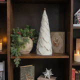 18" CREAM FELT TREE