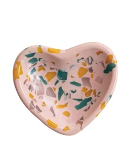 2-1/4"L x 2"W Resin Heart Trinket Dish - Image 4