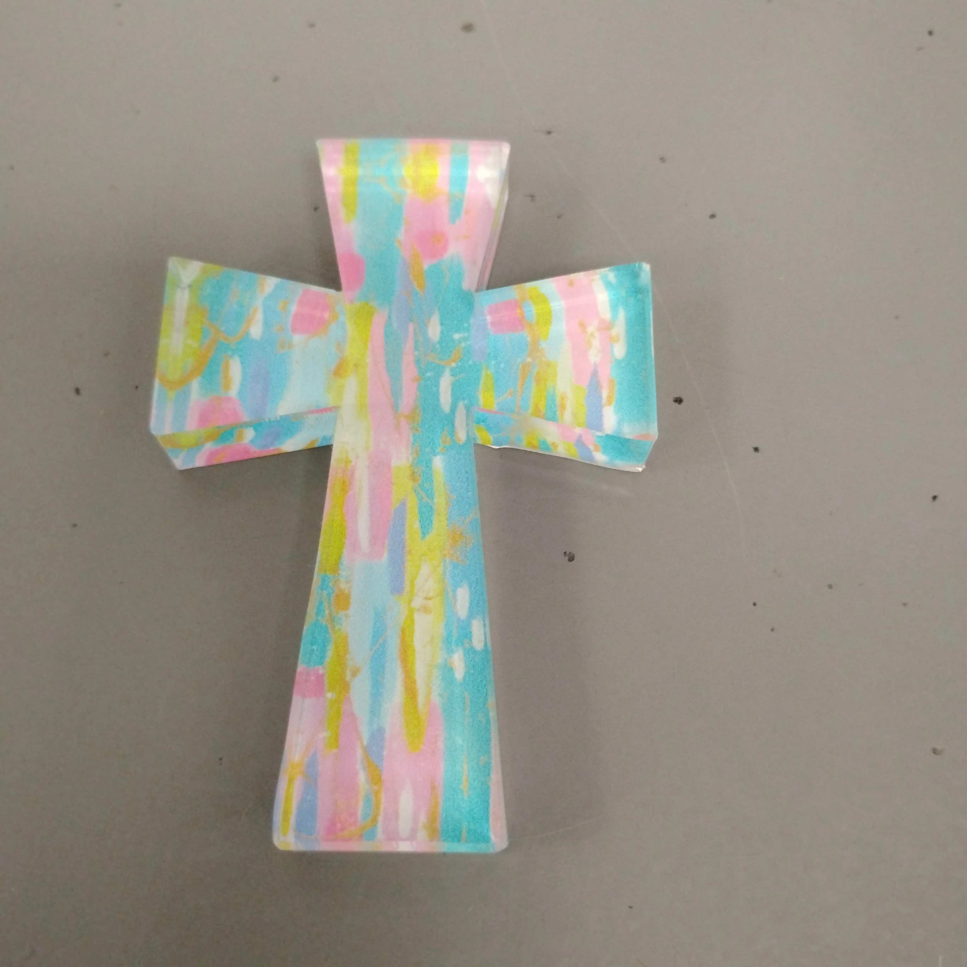 2x3" Cutout Acrylic Cross, Brights