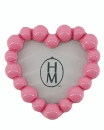 3-1/4"W x 3-1/2"H Resin Heart Photo Frame Magnet - Image 5