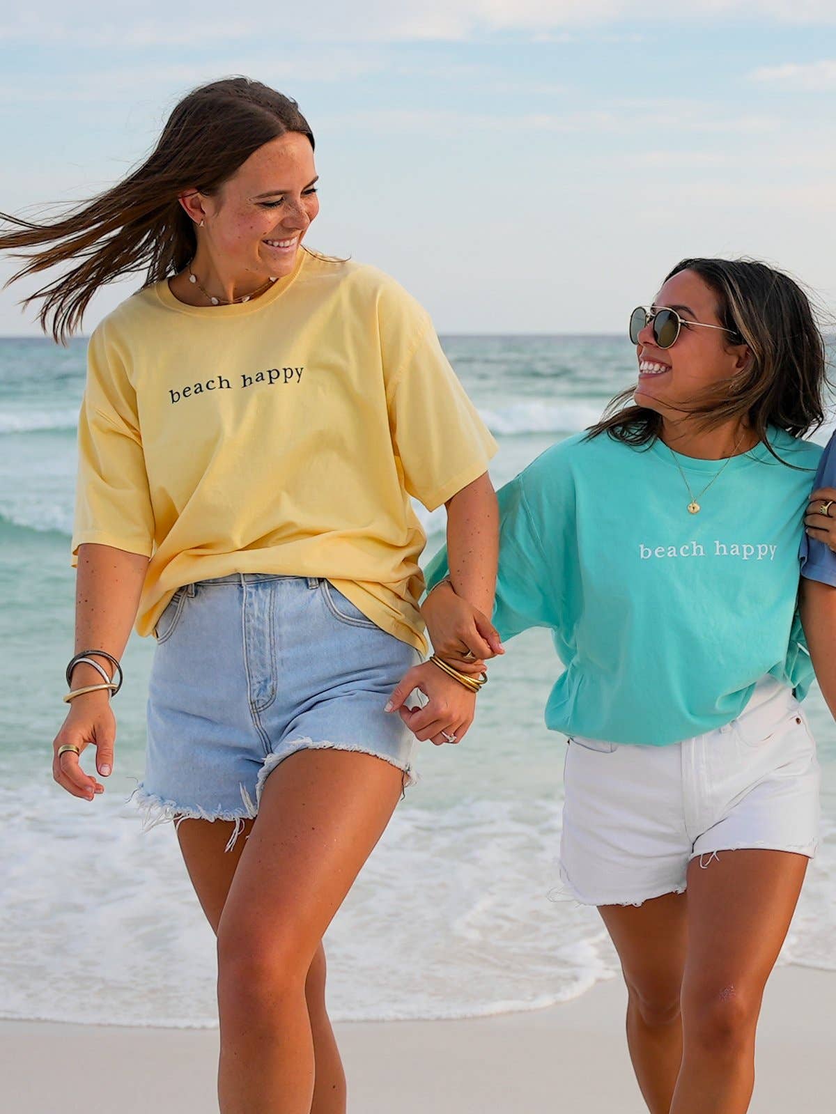 30A Gear - 30A Beach Happy Minimalistic T-Shirt: Blue / XL - Image 2