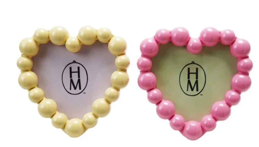 5-3/4"W MDF Heart Shaped Frames