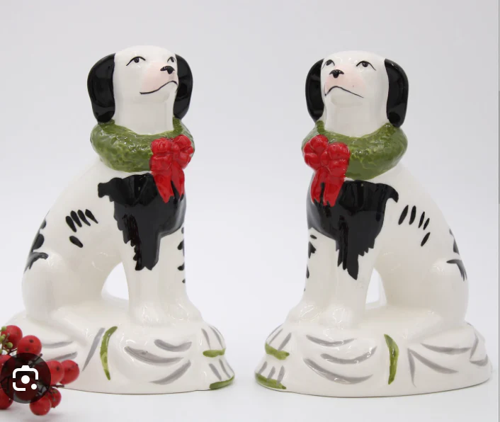 6" Ceramic Rufus Dog Figurine  ©Debi Vincent