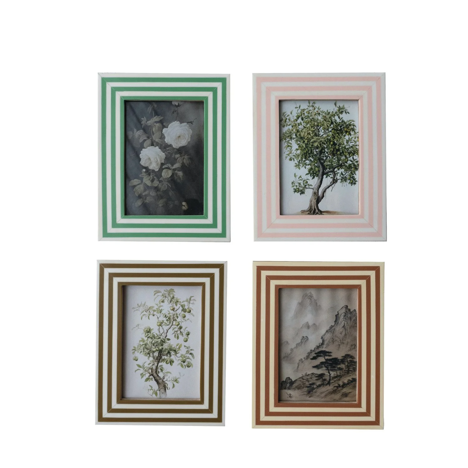 Resin & MDF Photo Frame w Stripes