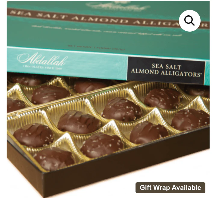 8oz Sea Salt Almond Alligators Dk