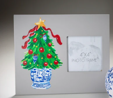 8x9" Tree in Cache Pot Frame, 4x4 ©Candice Boatright
