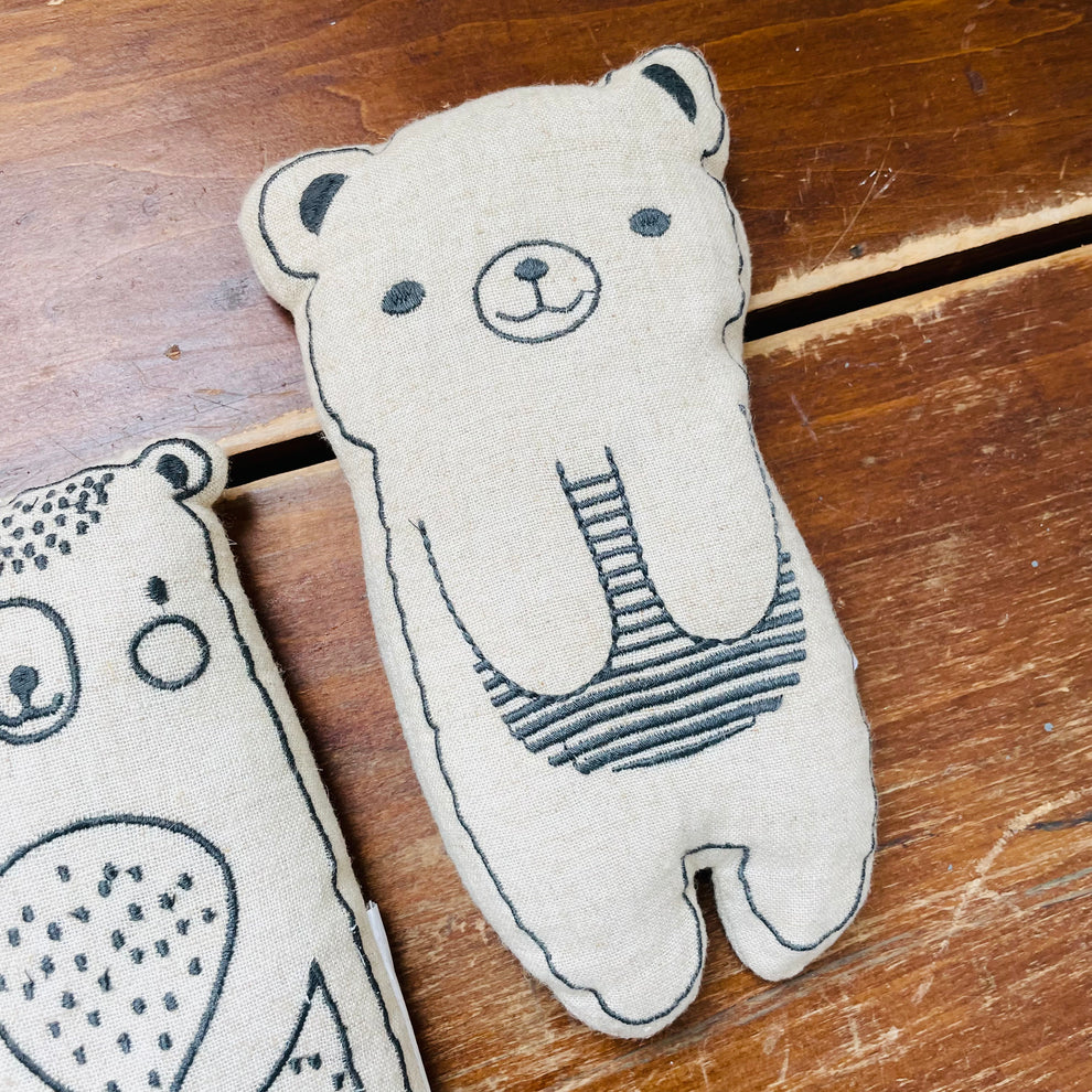 Microwaveable Bear Neck Wrap Filled w Lentils,2 Styles - Image 2