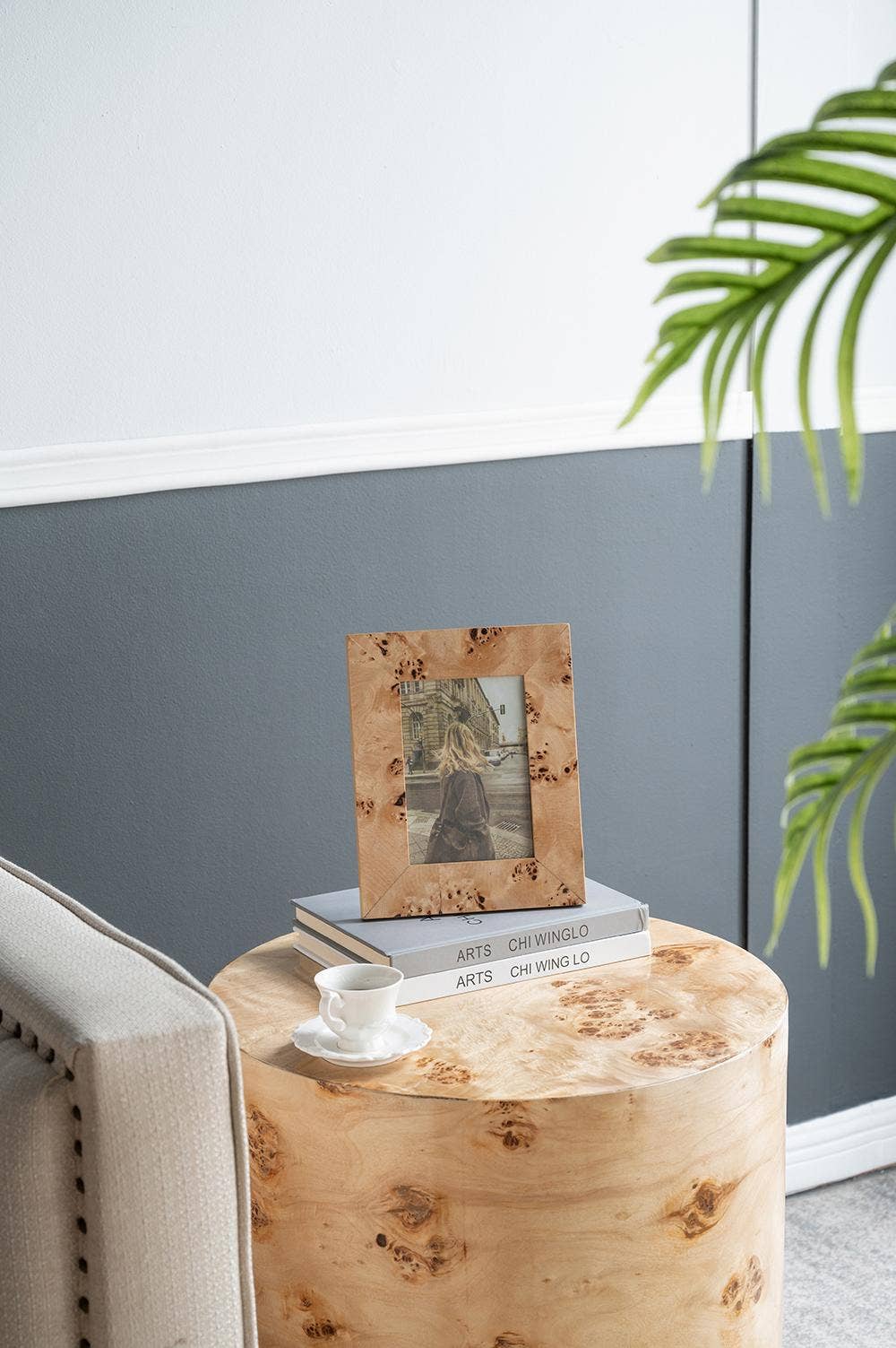 A&B Home Group Inc. - 8x10" Burl Wood Photo Frame, Brown - Image 6