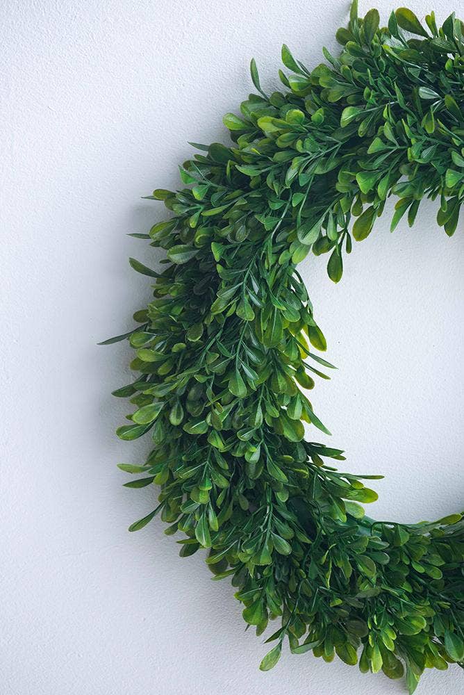 A&B Home Group Inc. -Greenery Wreath L:16x2.5x16" or S:12x2x12" - Image 2