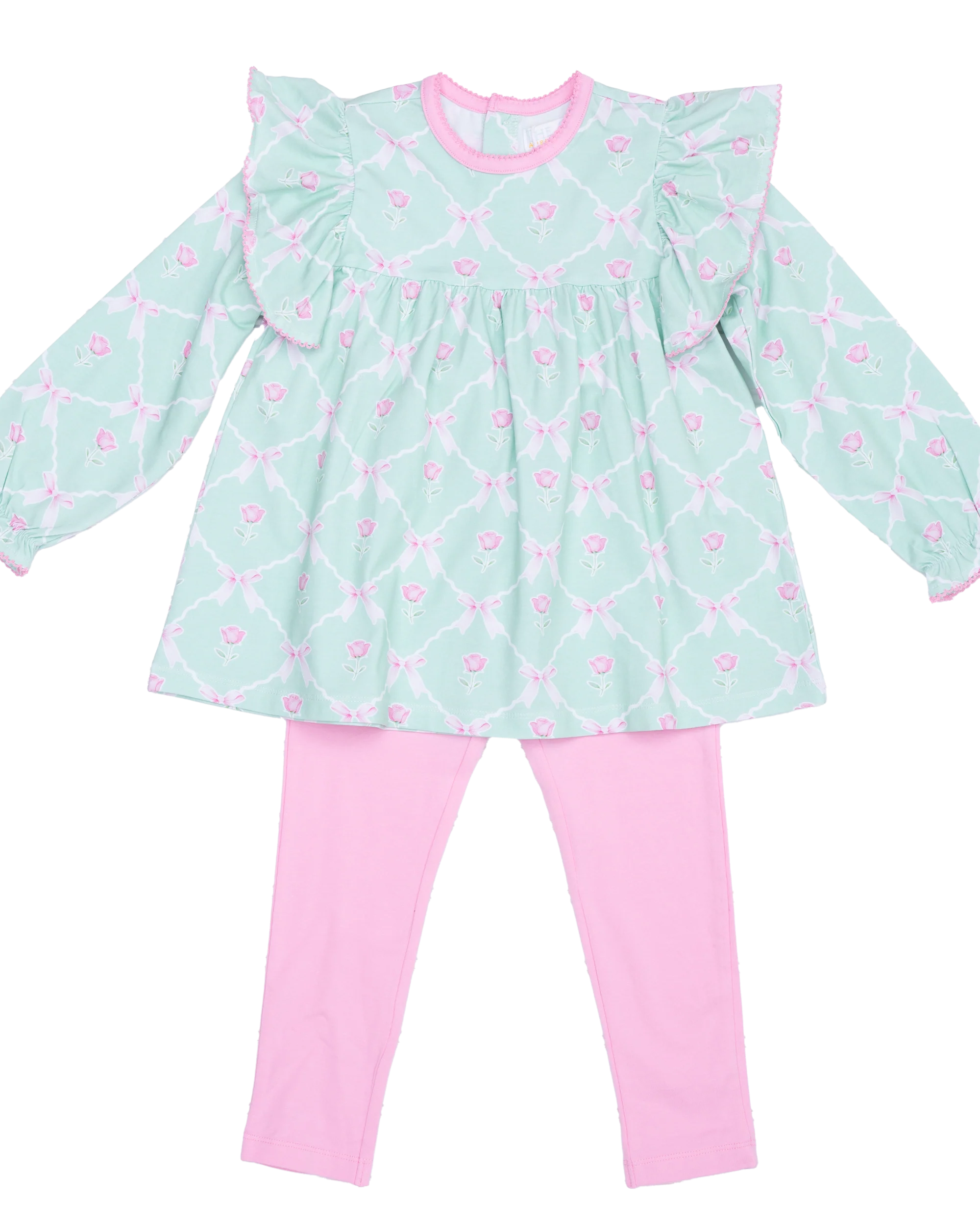 Abree Rose Of Bows Legging Set