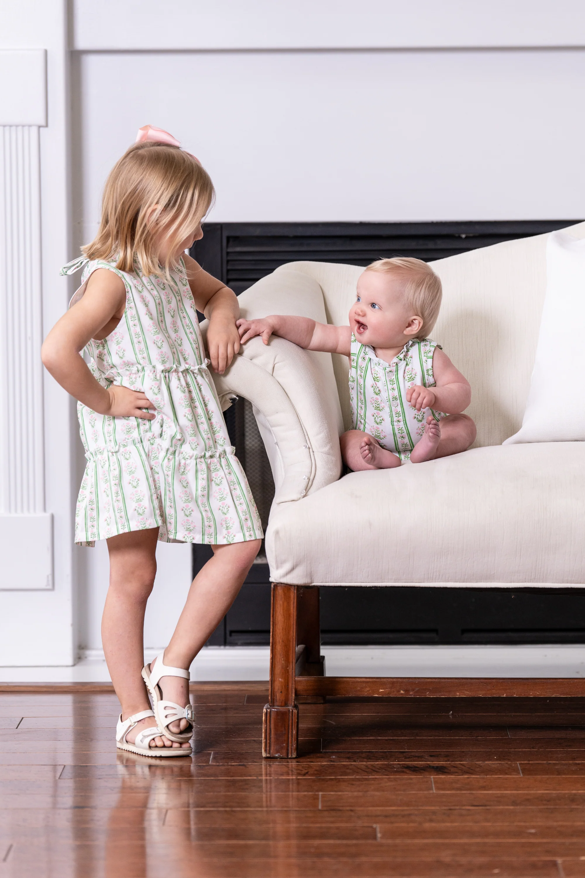 Addison Blush & Bloom Dress - Image 3