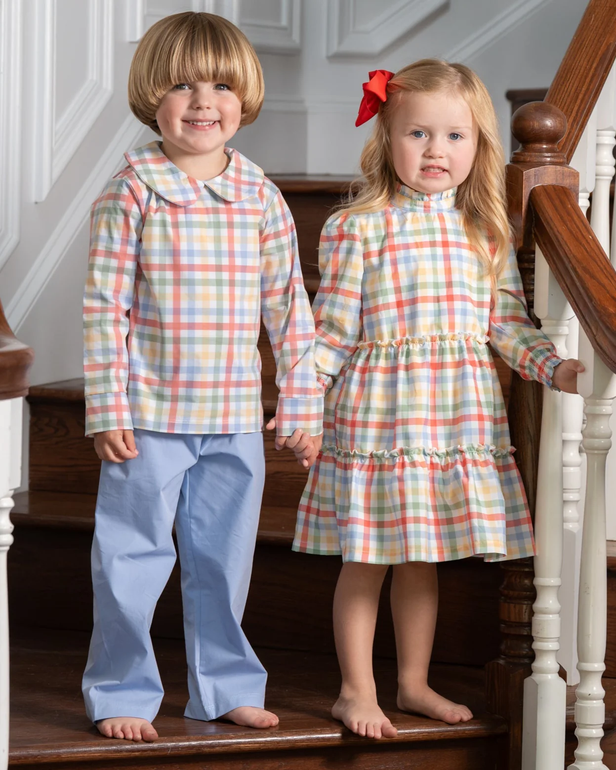Addison Harvest Gingham Dress - Image 2