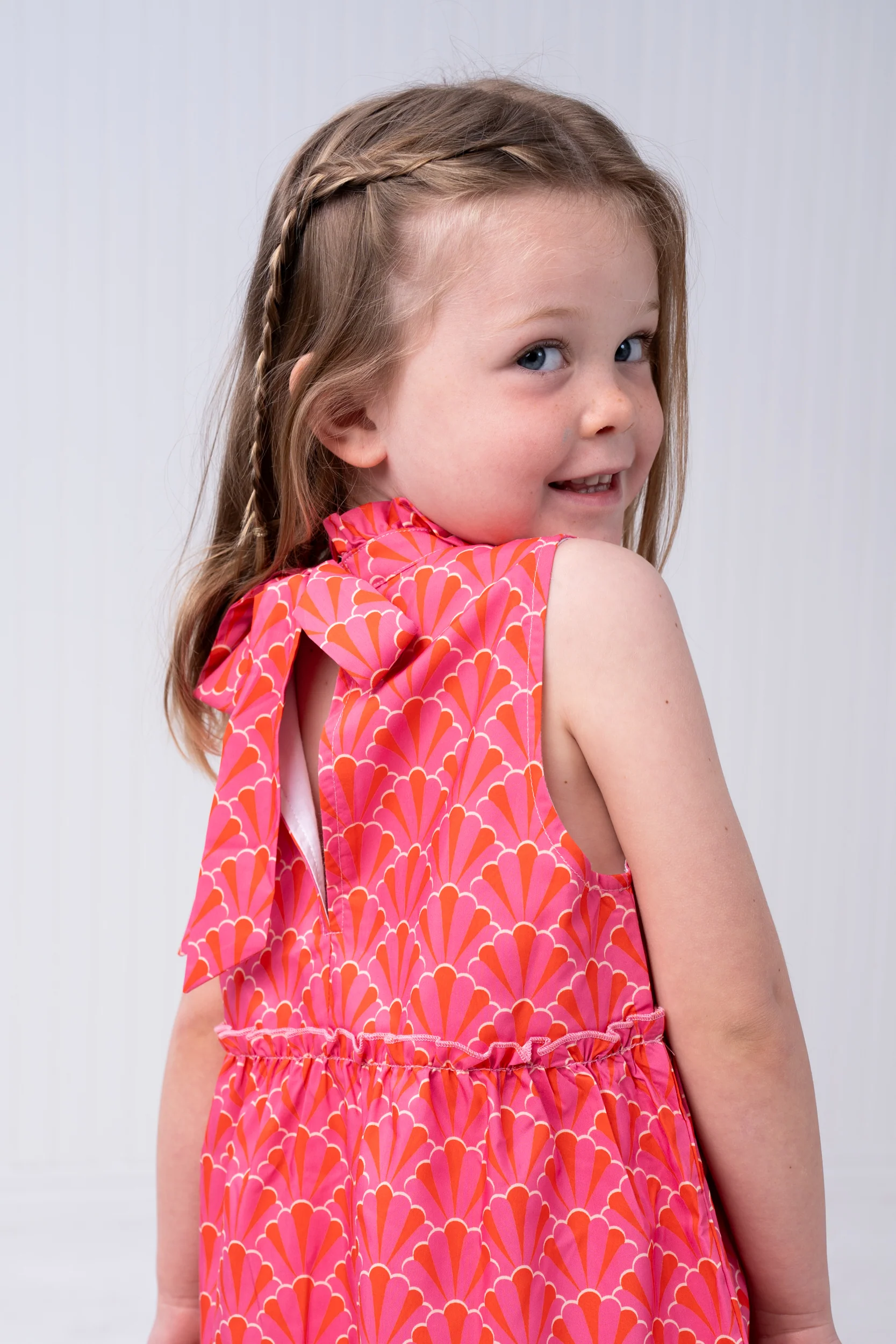 Addison Pink Shells Dress - Image 3