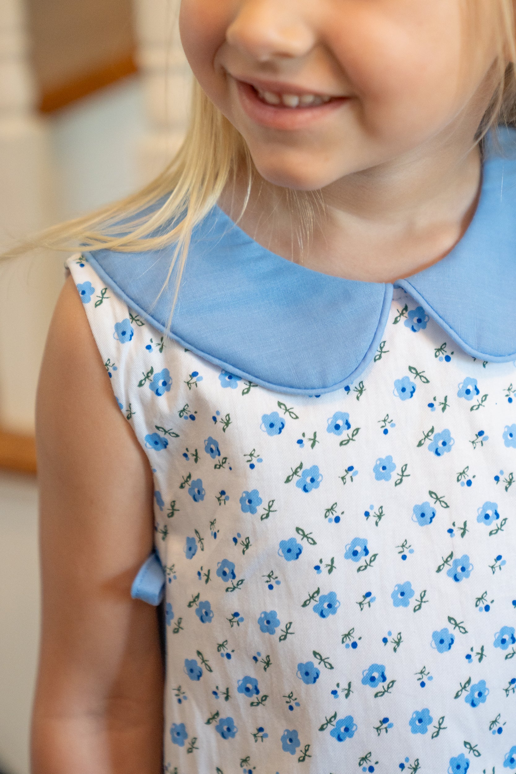 Alexander Blue & Green Floral Bloomer Set - Image 3