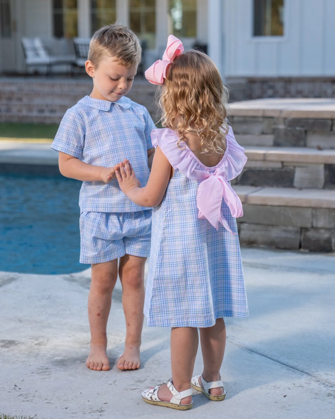 Ally Kole Spring Plaid Dress - Image 3