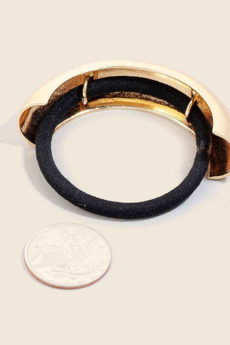 Anarchy Street - 2Pc Gold And Silver Cuff Hair Tie Set: Assorted - Image 2