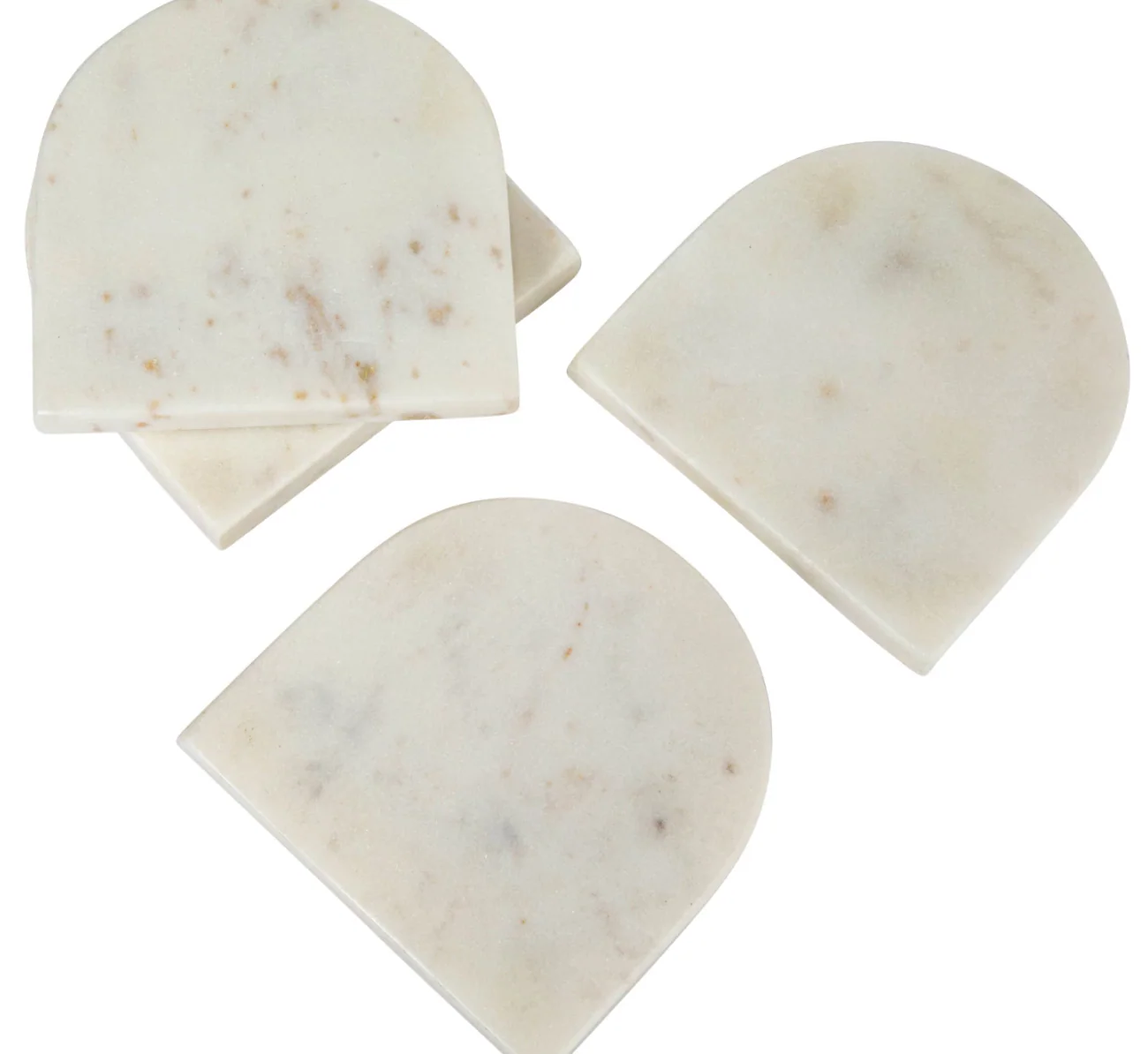 Arched Marble Coasters - set of 4 - Image 2
