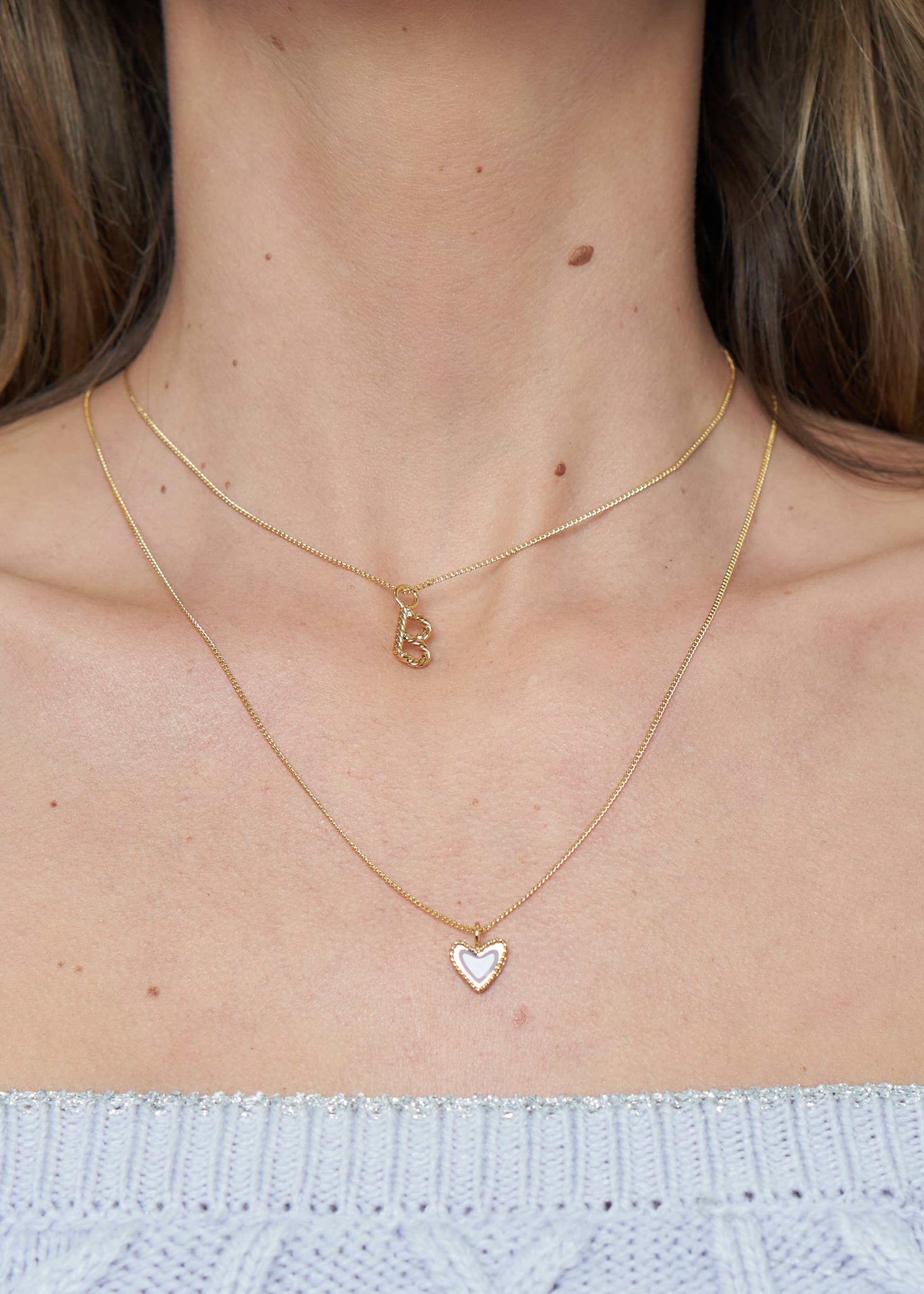 Aspen Initial Mini Necklace: Holiday Favorite!: N / 14"+3" - Image 4