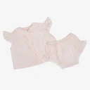BABY ANN FLUTTER SLEEVE DIAPER SET