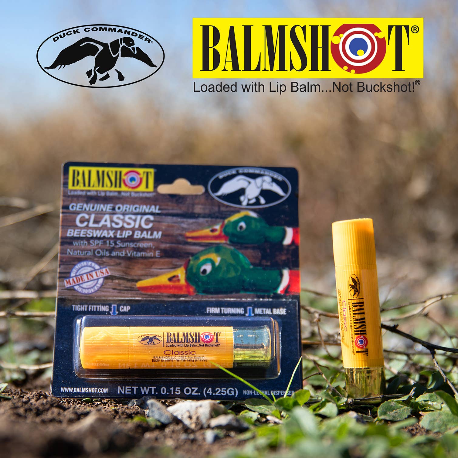 BALMSHOT Lip Balm - Balmshot & Duck Commander Beeswax SPF Lip Balm - Image 5