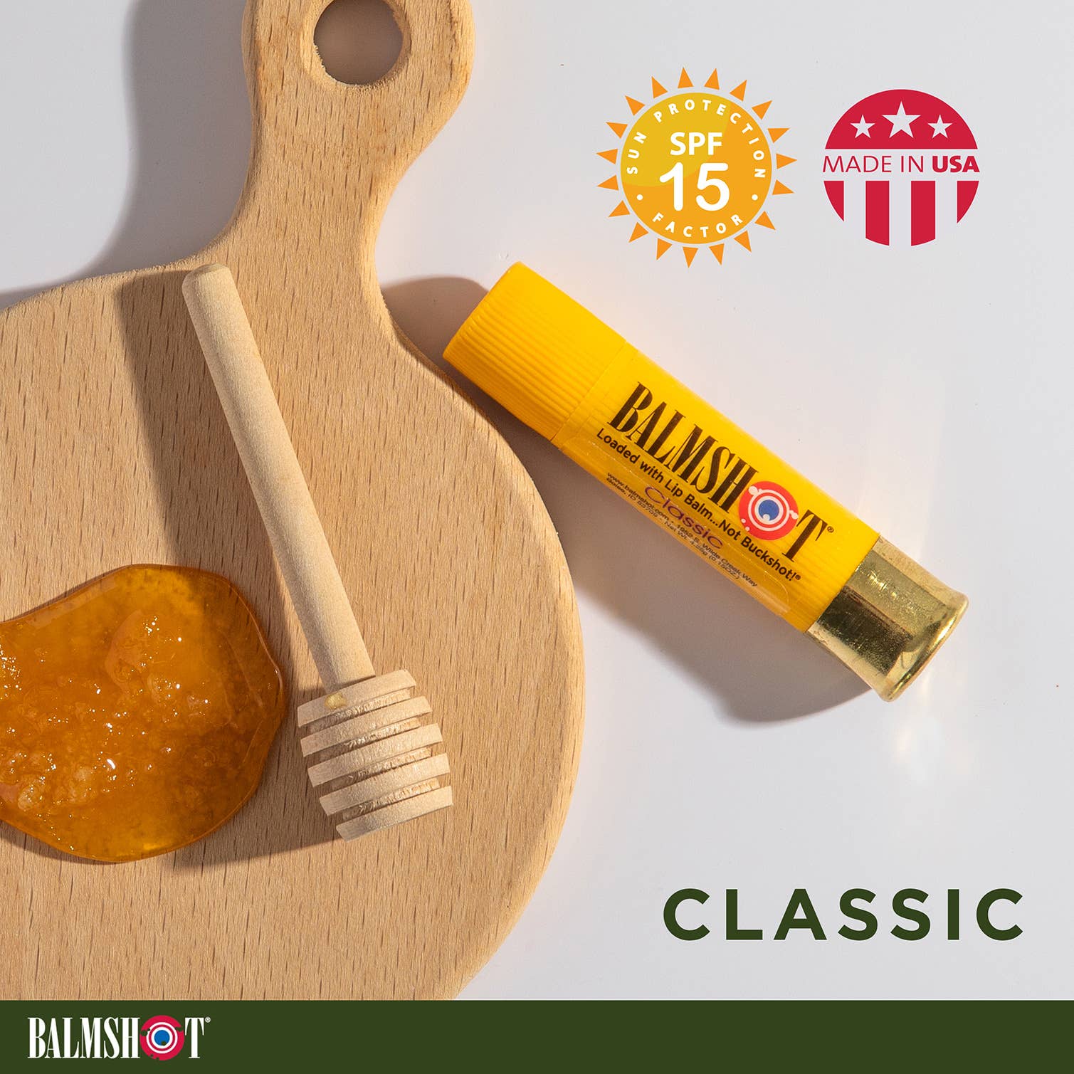 BALMSHOT Lip Balm - Classic Beeswax Lip Balm - Image 2