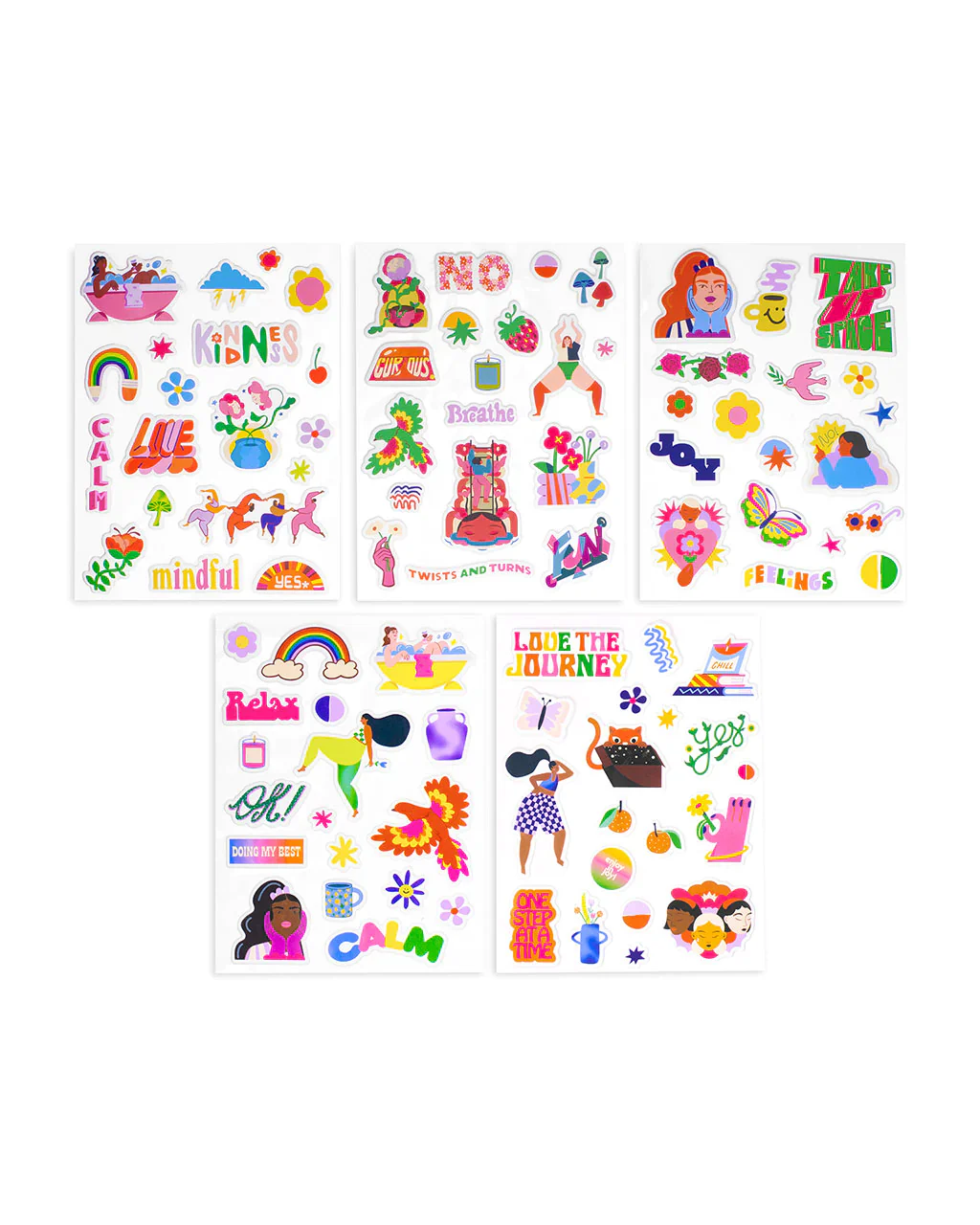Ban.do Puffy Sticker Pack, Assorted