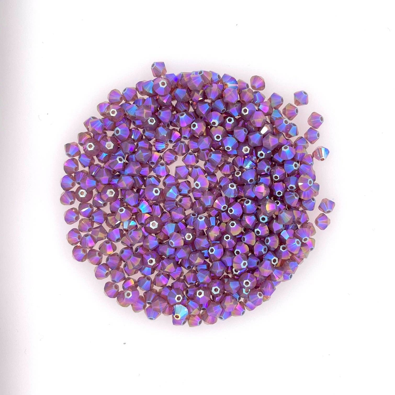 bara boheme - Crystal BTY | Gold Filled Beaded Bracelet: Aqua / 14KG Filled / Stretchy 6.5" - Image 14
