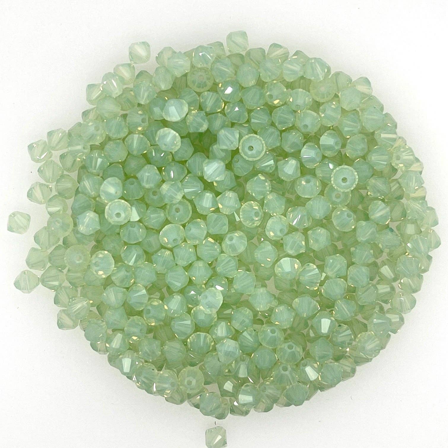 bara boheme - Crystal BTY | Gold Filled Beaded Bracelet: Chrysolite / 14KG Filled / Stretchy 6.5"