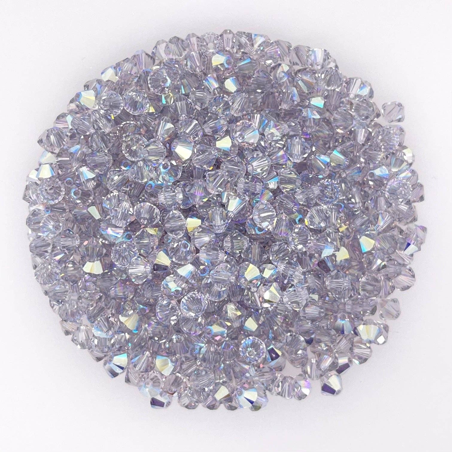 bara boheme - Crystal BTY | Gold Filled Beaded Bracelet: Light Azore / 14KG Filled / Stretchy 6.5" - Image 10
