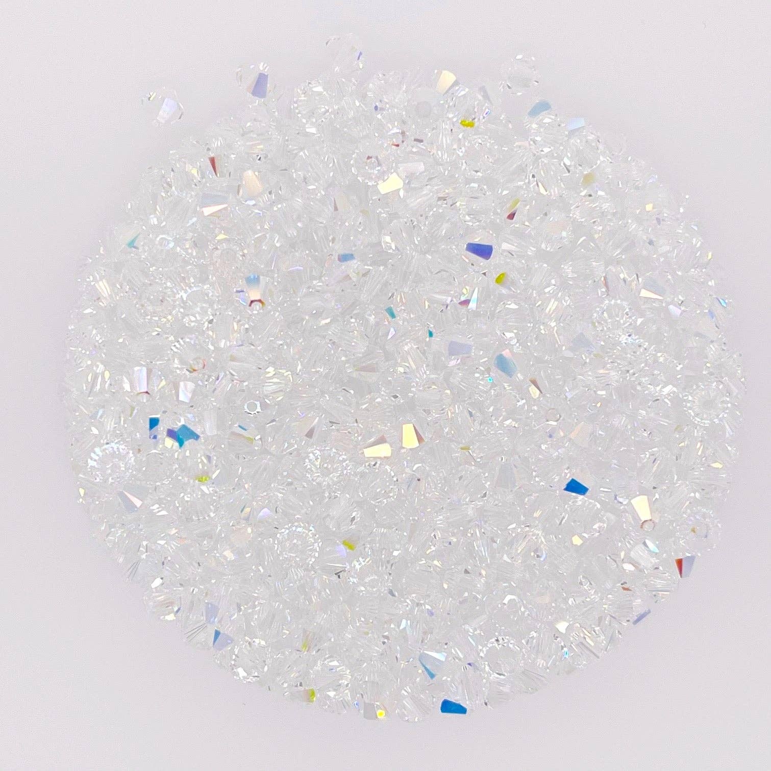 bara boheme - Crystal BTY | Gold Filled Beaded Bracelet: Light Azore / 14KG Filled / Stretchy 6.5" - Image 4