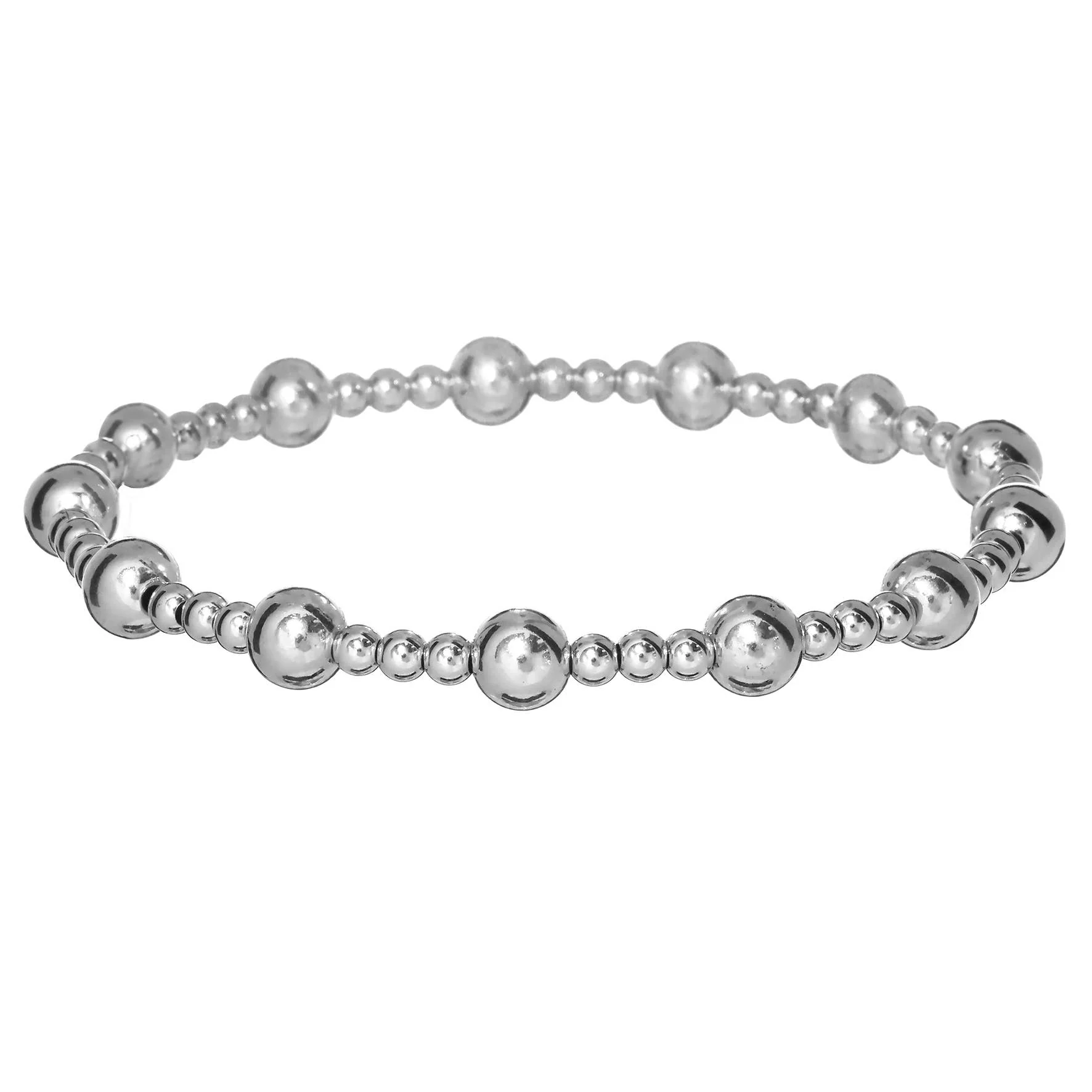 "JASMINE" Waterproof Bracelet: Gold Filled / Stretchy 6.5" - Image 2