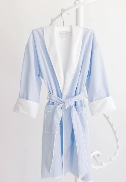 Bathrobe - blue stripe