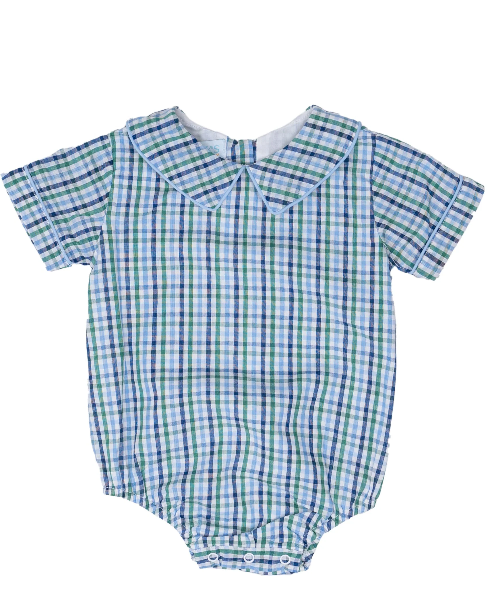 Baylor Green & Blue Check Bubble