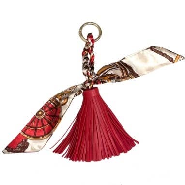 Be Clear Handbags - Amelia tassel bag charm: Tiffany blue - Image 10