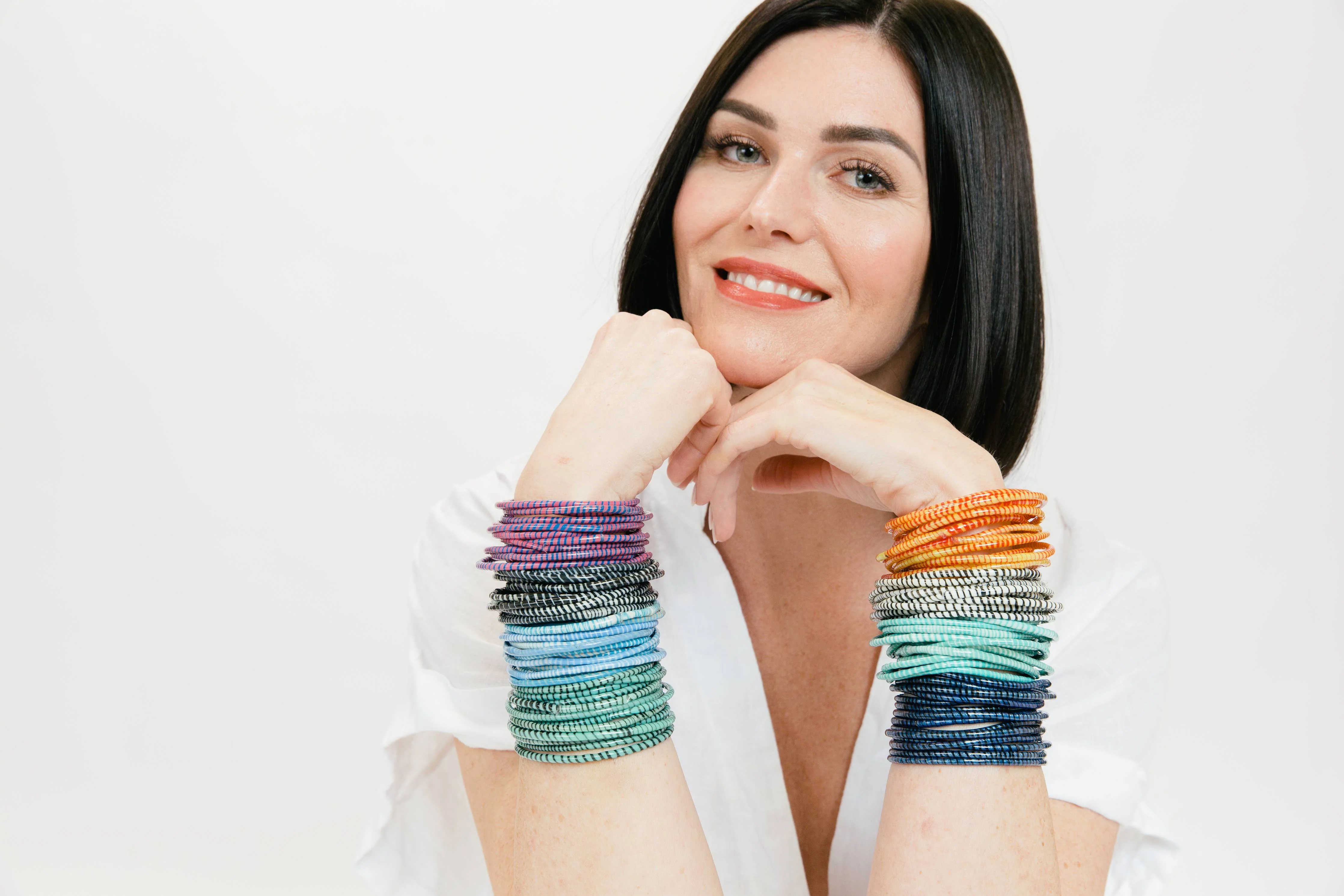 BECASA - Beach Bangles - Stormy Turquoise - Image 3