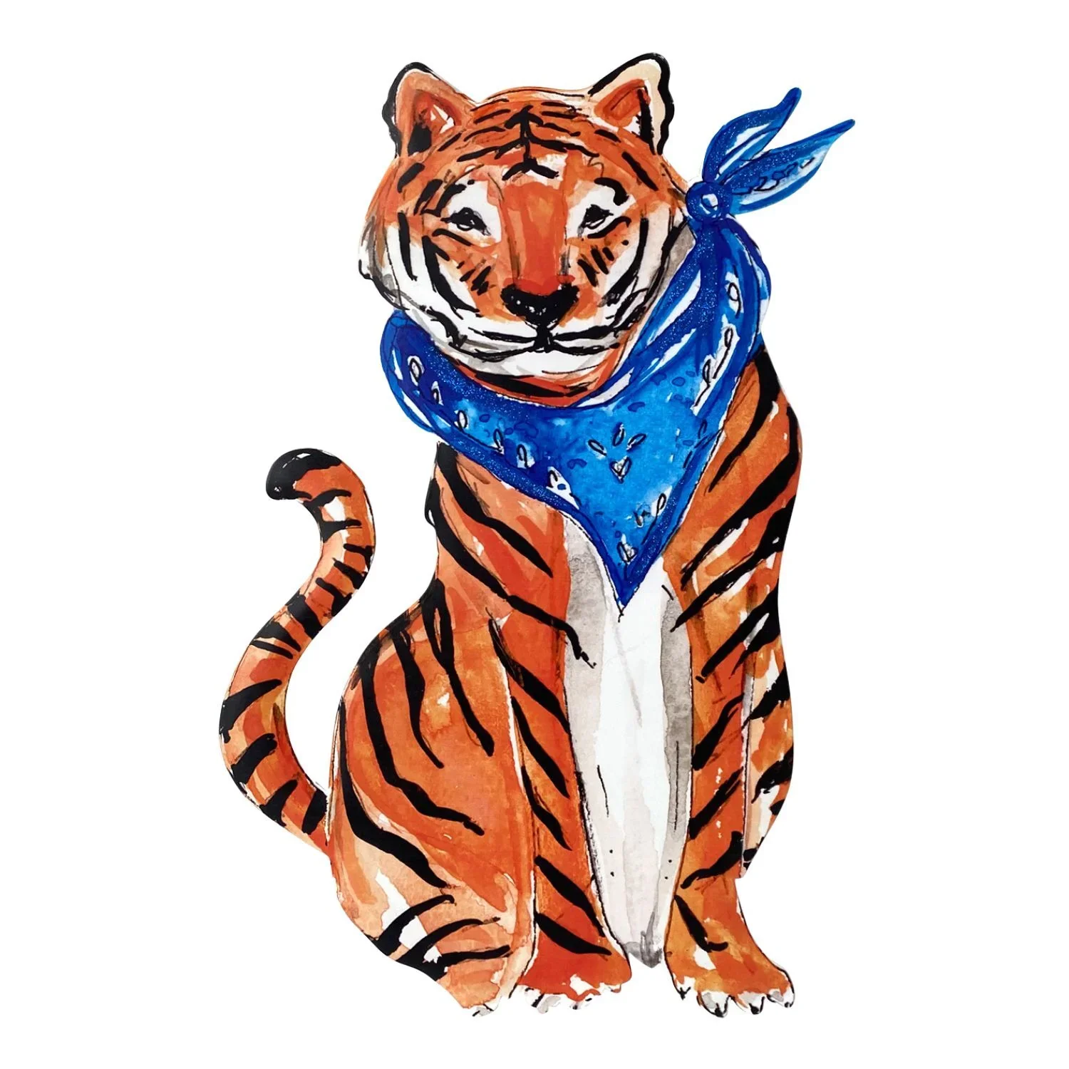 Beck's Blue Bandana Tiger
