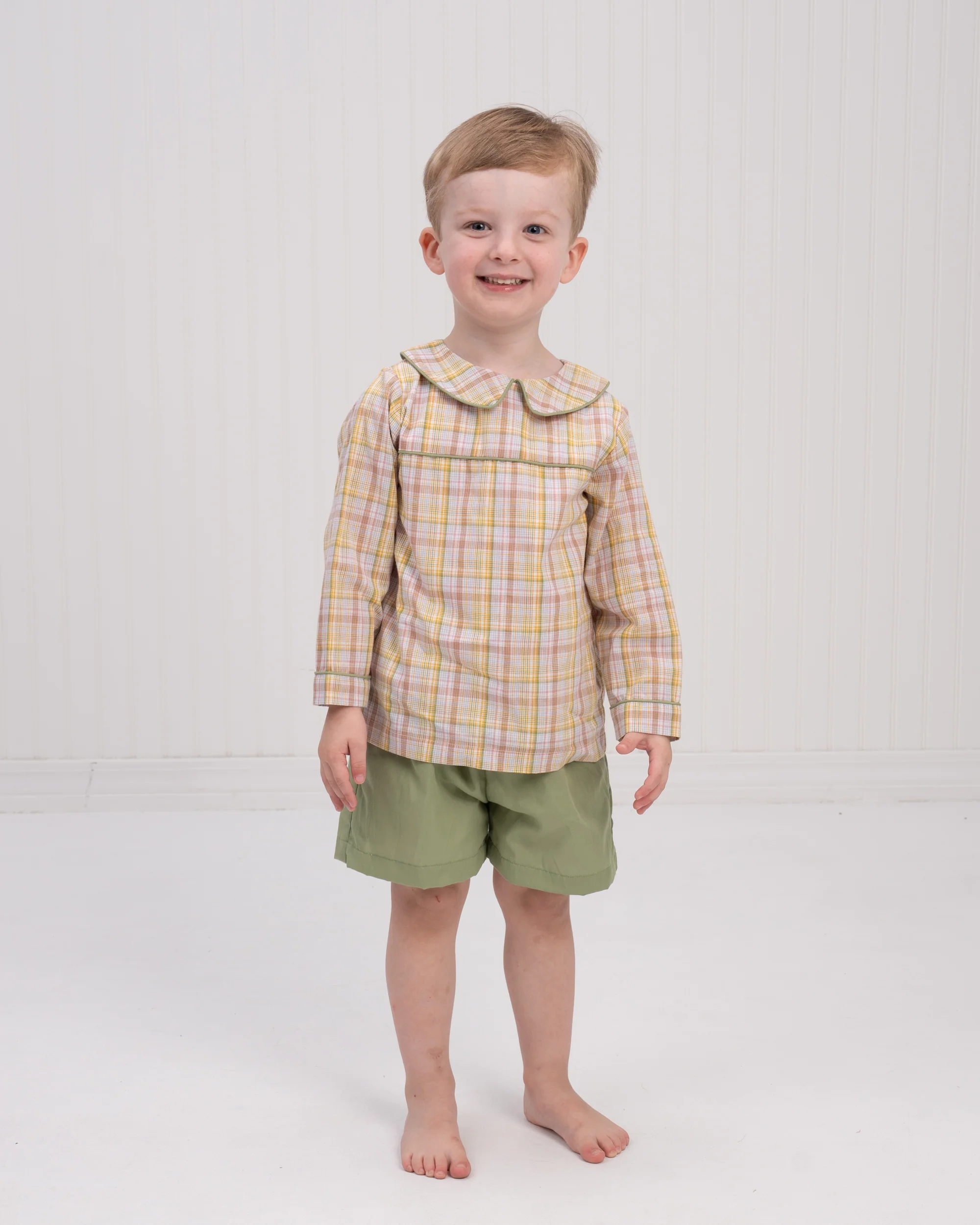 Benjamin Harvest Fields Plaid Short Set - Image 3