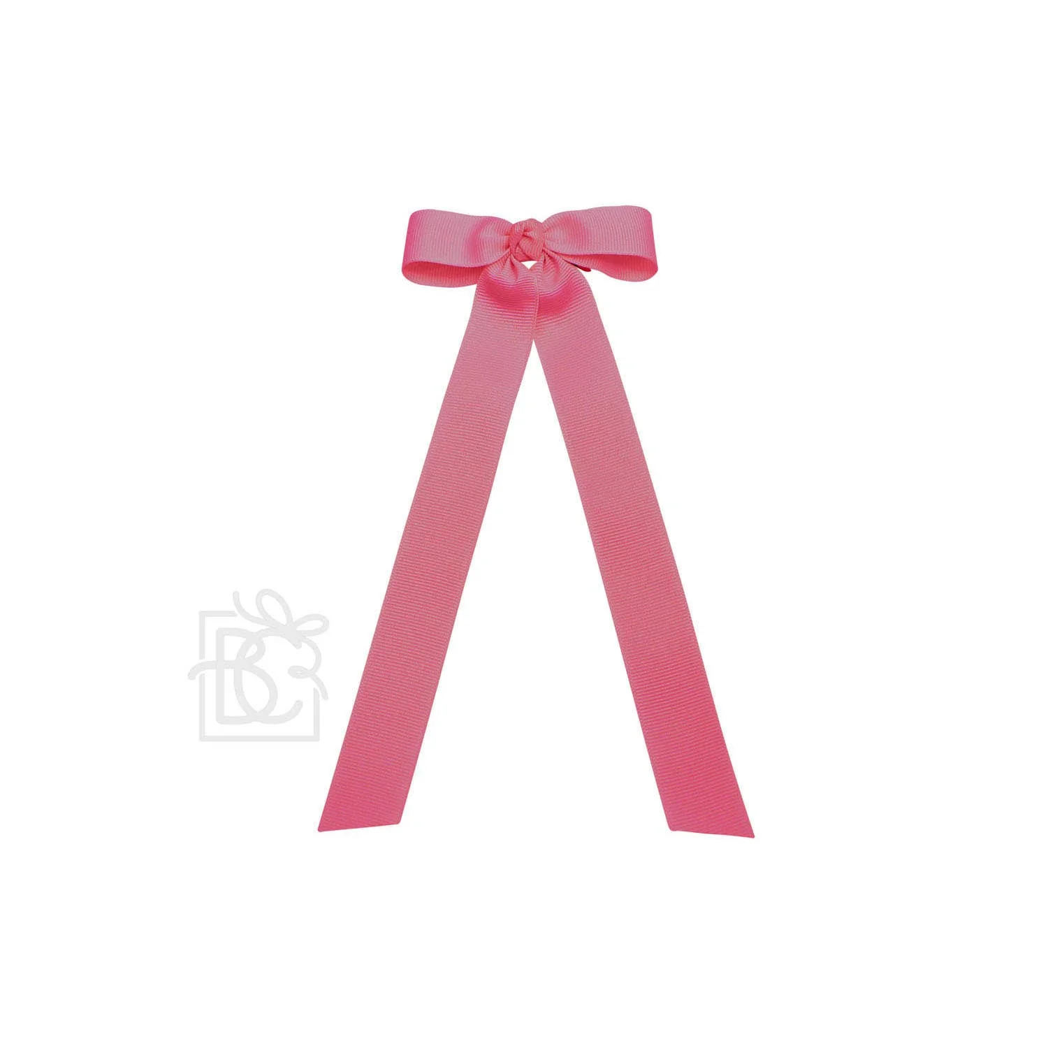 Beyond Creations, LLC - FLAT BOW W/ 7" STREAMERS ON ALLIGATOR CLIP: 3.5" W/ 7" Streamers / RED - Image 10