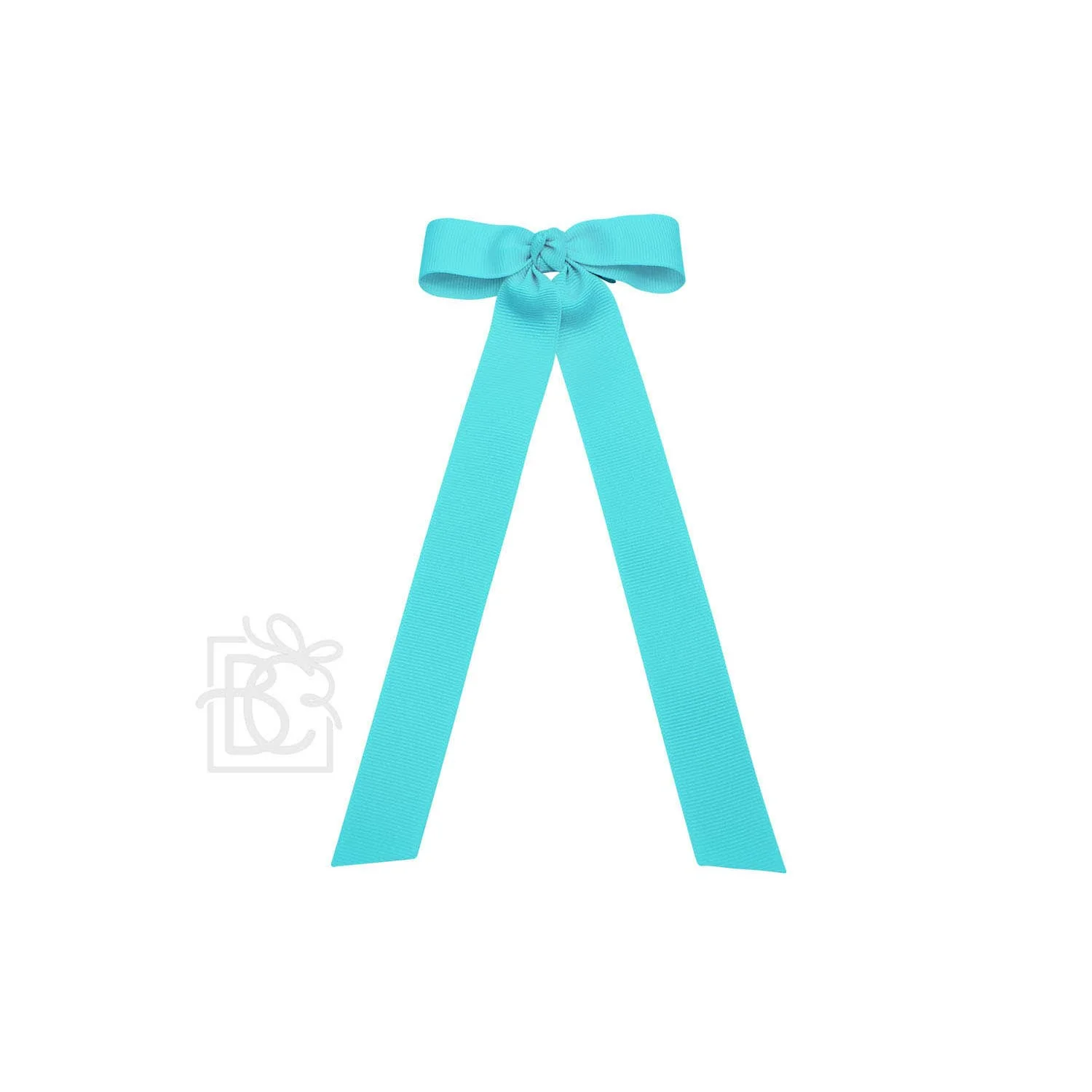 Beyond Creations, LLC - FLAT BOW W/ 7" STREAMERS ON ALLIGATOR CLIP: 3.5" W/ 7" Streamers / WHITE - Image 12
