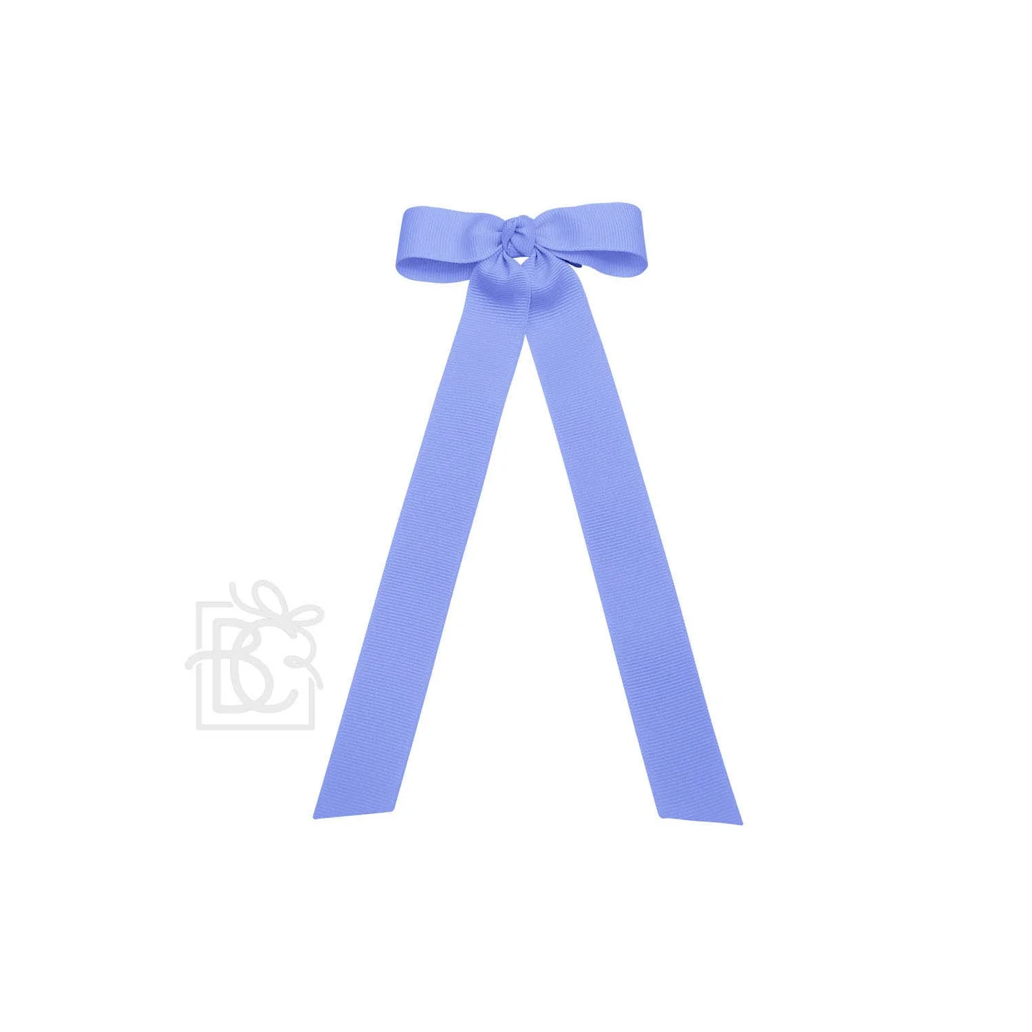 Beyond Creations, LLC - FLAT BOW W/ 7" STREAMERS ON ALLIGATOR CLIP: 3.5" W/ 7" Streamers / WHITE - Image 14