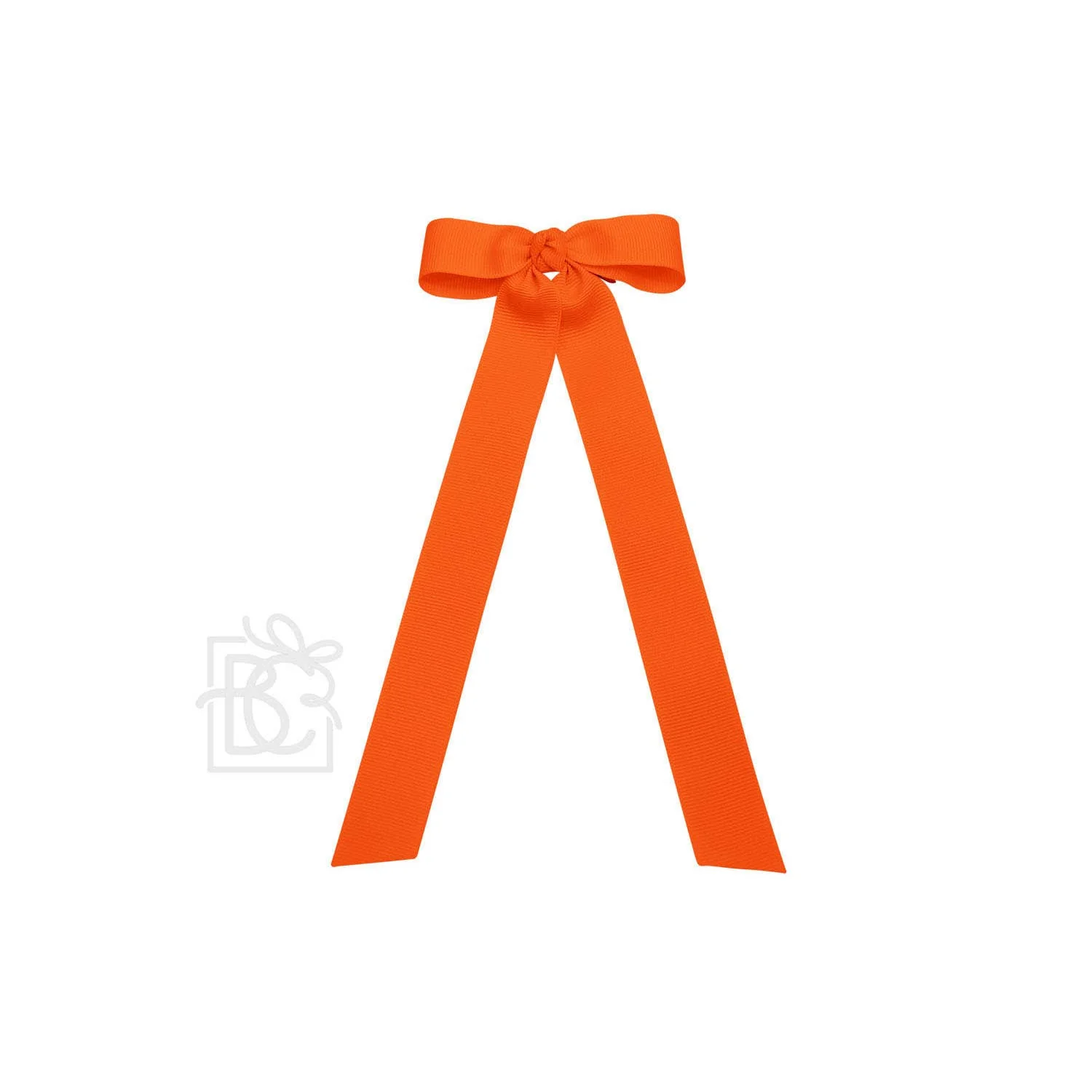 Beyond Creations, LLC - FLAT BOW W/ 7" STREAMERS ON ALLIGATOR CLIP: 3.5" W/ 7" Streamers / WHITE - Image 22