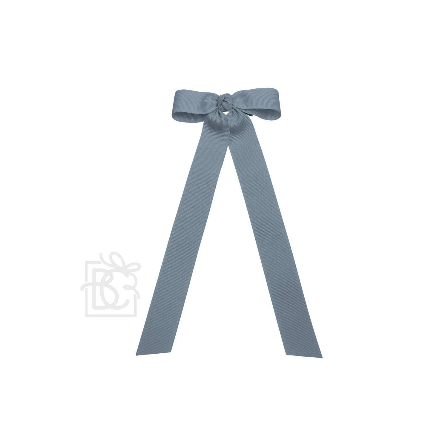 Beyond Creations, LLC - FLAT BOW W/ 7" STREAMERS ON ALLIGATOR CLIP: 3.5" W/ 7" Streamers / WHITE - Image 23