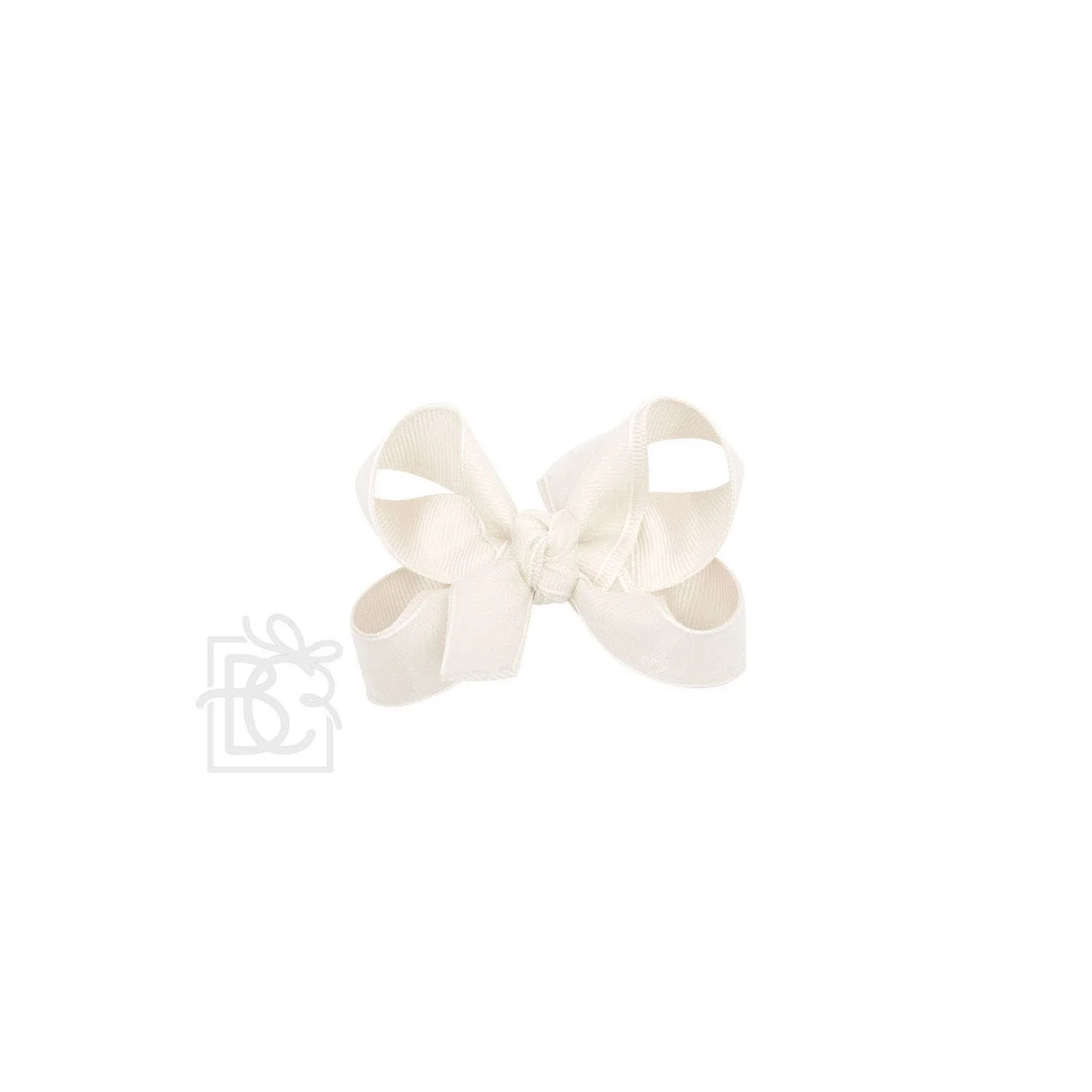 Beyond Creations, LLC - LAYERED ORGANZA/GROSGRAIN BOW ON CLIP: 5.5" Huge - 2.25" Ribbons on Alligator Clip / L PINK/ L PINK - Image 5