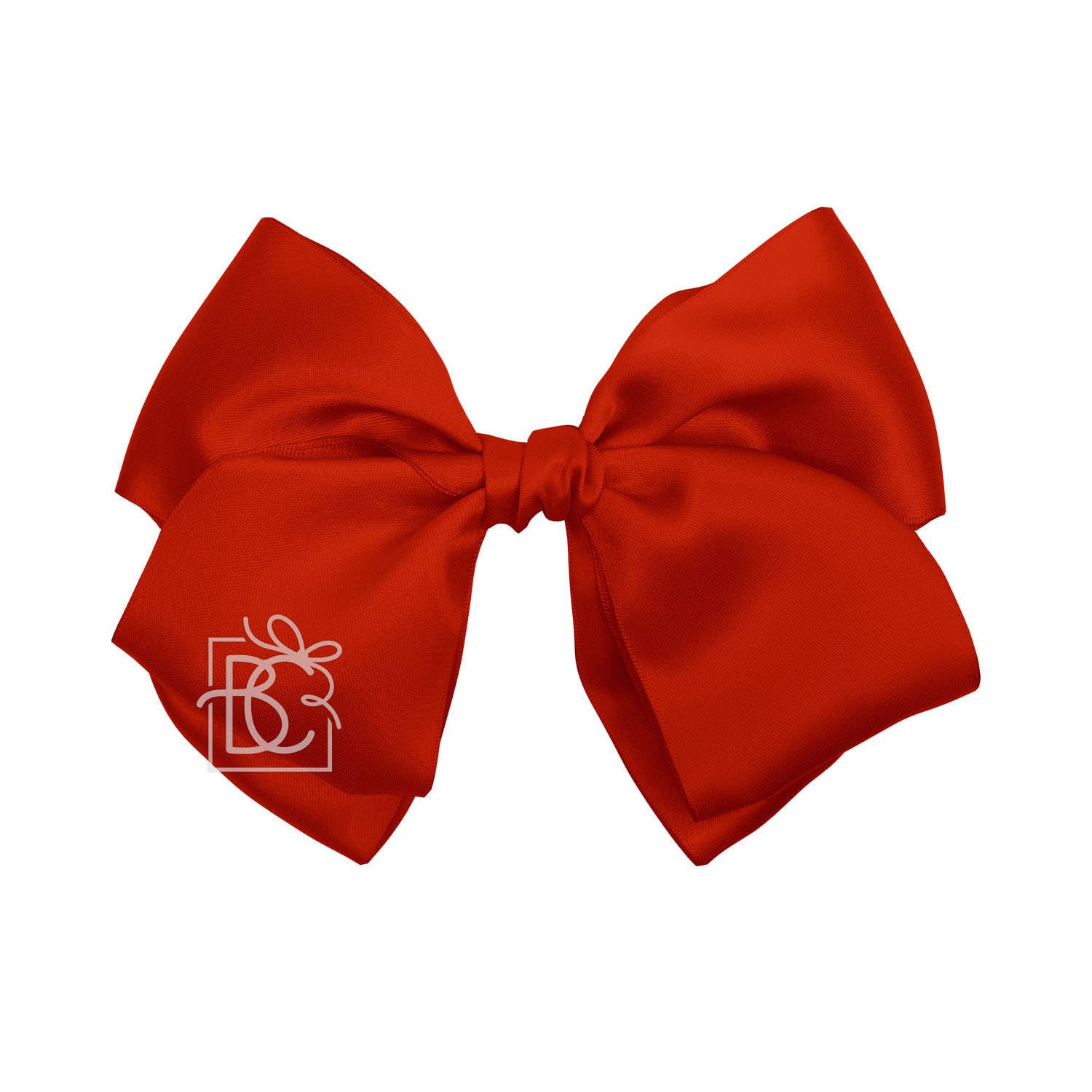 Beyond Creations, LLC - SATIN EUROPEAN BOW W/RUFFLED KNOT ON CLIP: 7" Euro Bow on Med. Alligator Clip / POWDER PINK - Image 19