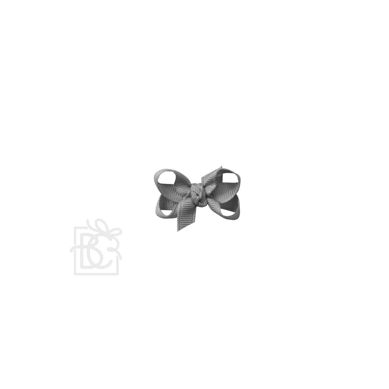 Beyond Creations, LLC - SIGNATURE GROSGRAIN BOW ON CLIP: 5.5" Huge - 2.25" Ribbon on Alligator Clip / MILLENNIUM BLUE - Image 3
