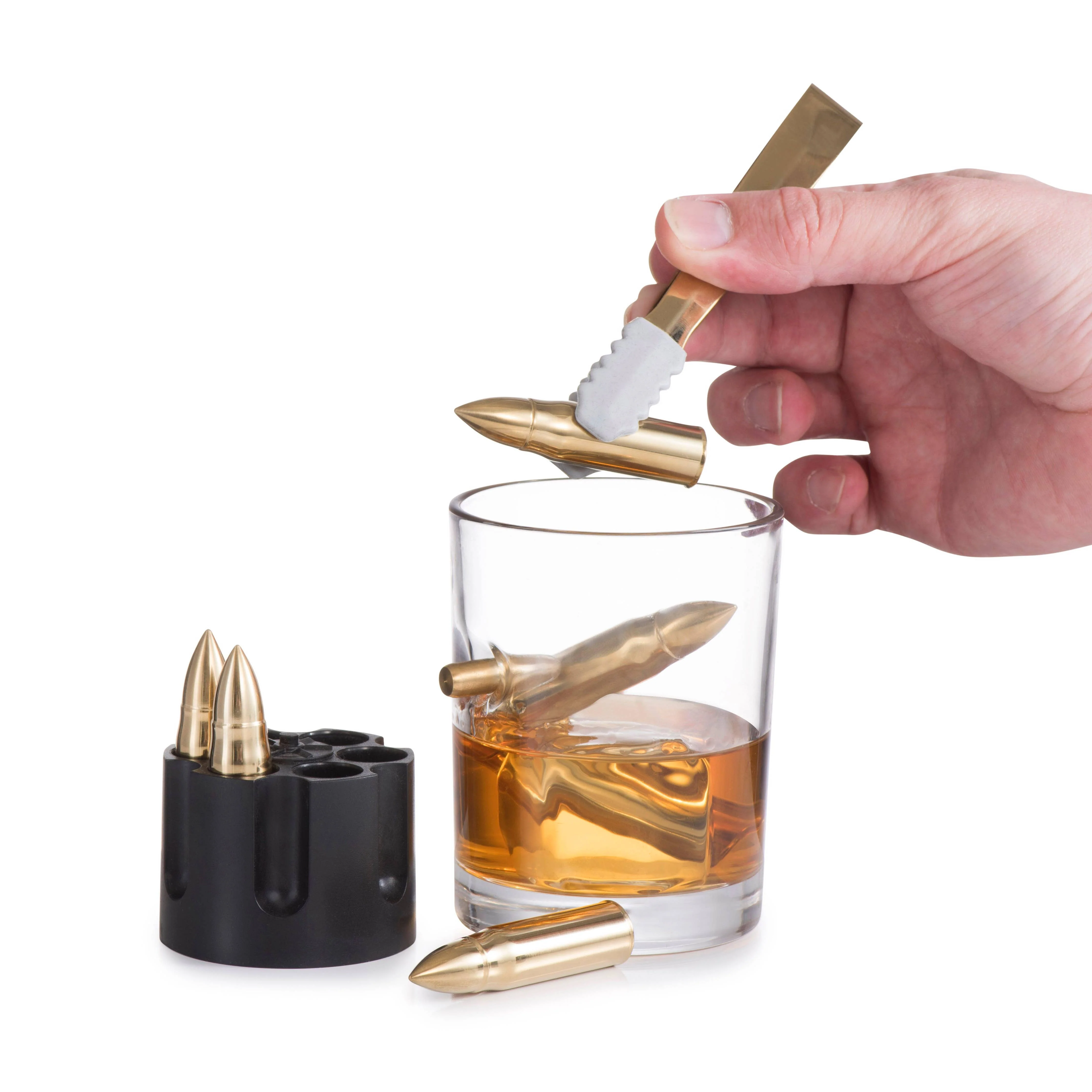 Bezrat - Gold Bullet Stones Gift Set Wooden Box - Image 5