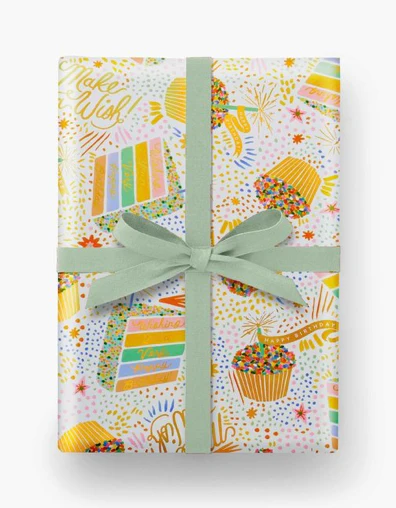 Birthday Cake Continuous Wrap
