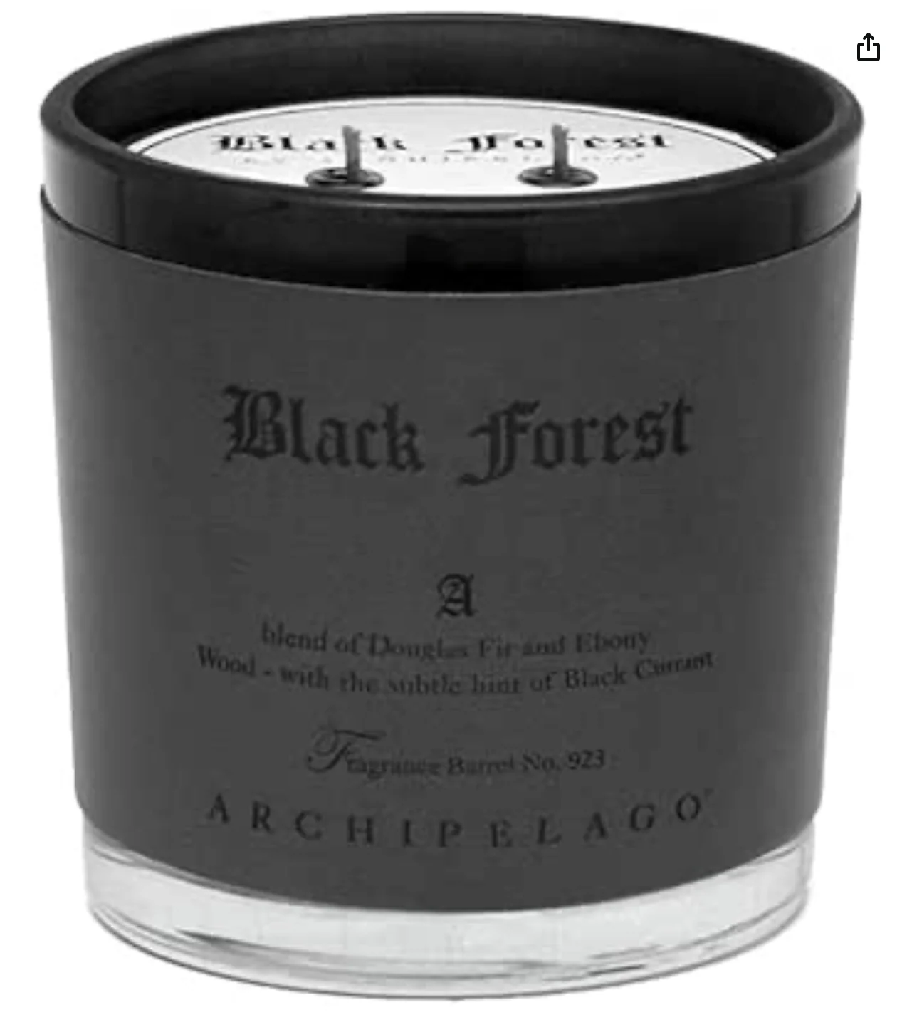Black Forest Letter Press Candle