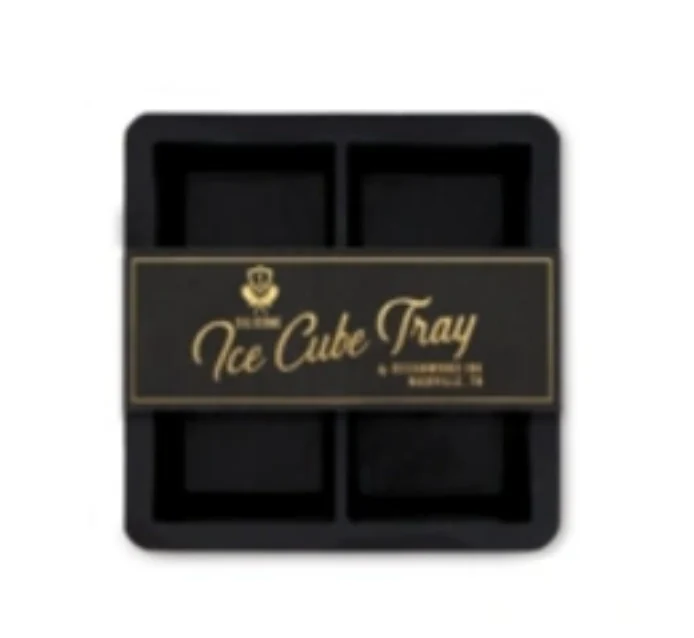 Black Large Cube- Silicone Ice Tray
